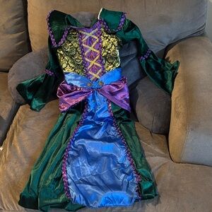 Enchanting Repunzel Green and Purple Kids Costume
